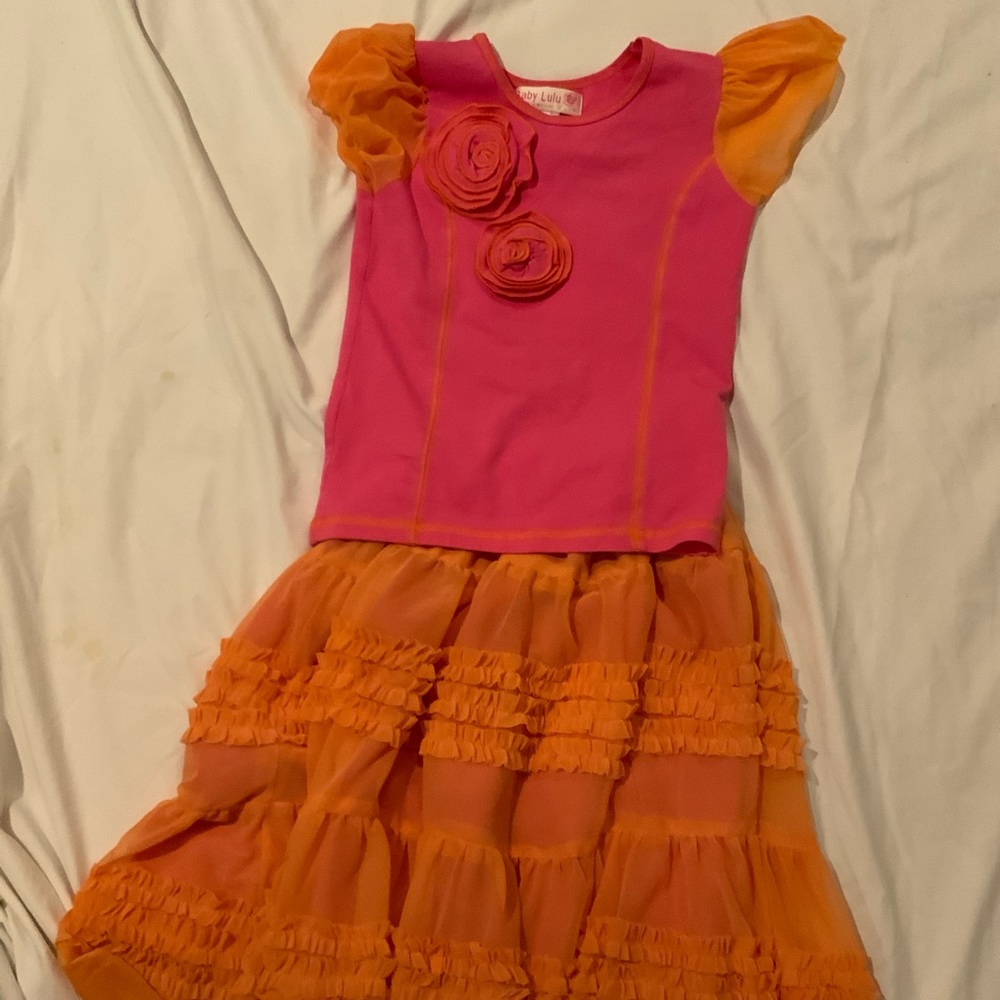 Baby lulu top and skirt